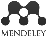 Logo Mendeley Negro