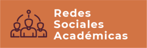 Logo Redes Sociales academicas de color naranja