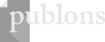 Logo Publons Blanco