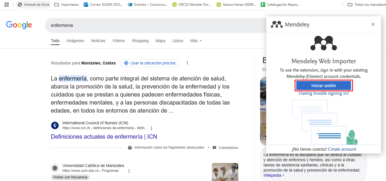 70 - Complemento web importer iniciar sesión