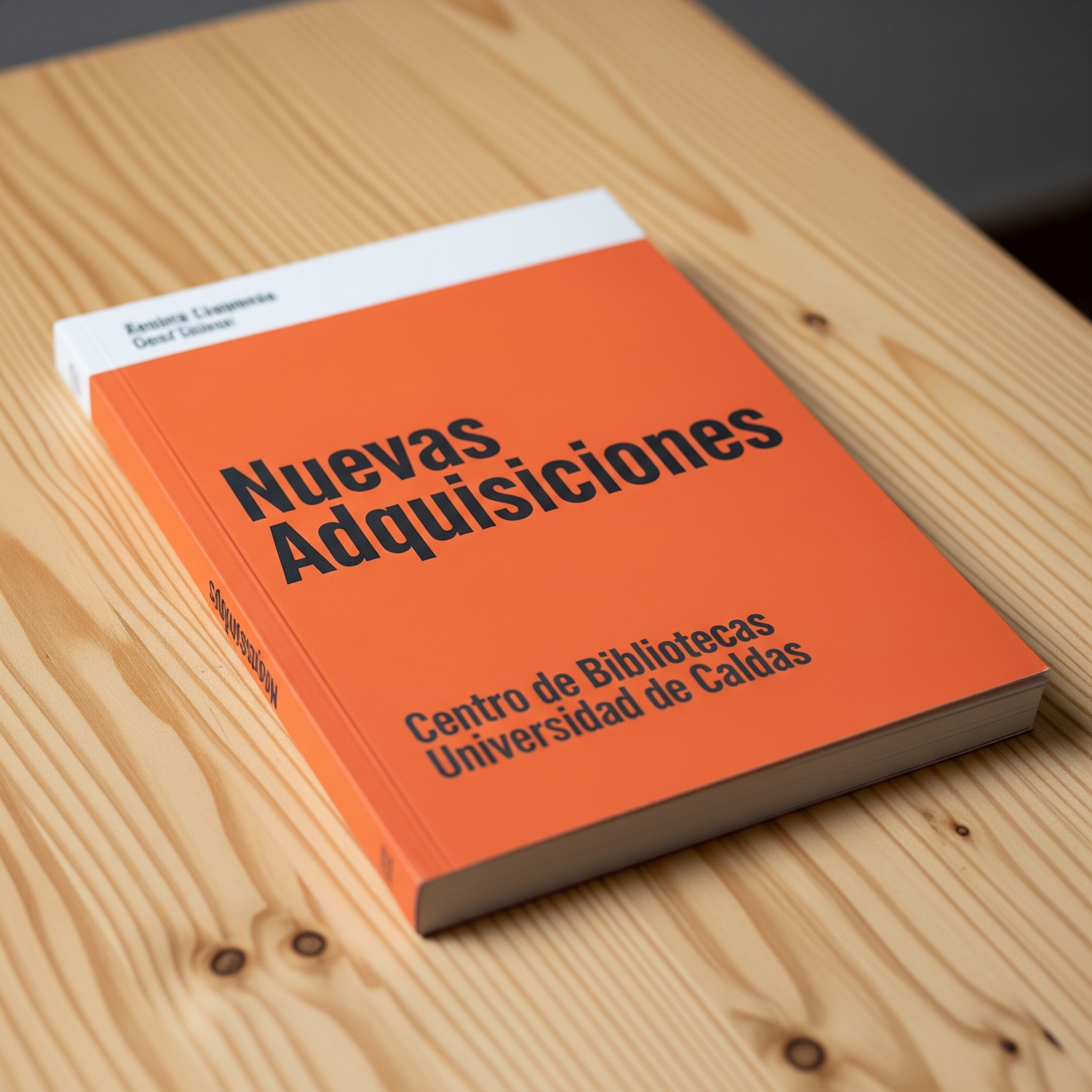 Libro con título Nuevas Adquisiciones del Centro de Bibliotecas Universidad de Caldas