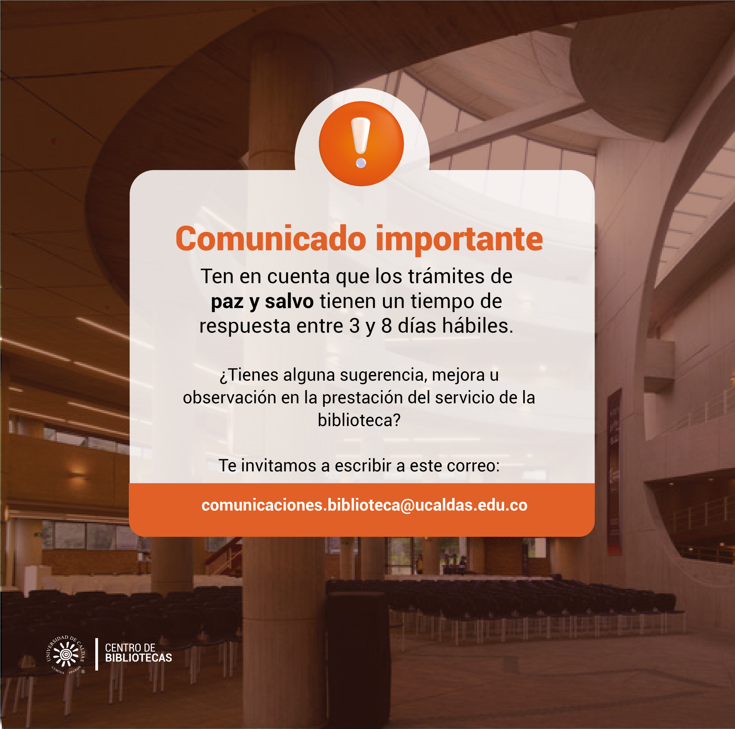 Ventana Emergente (Popup) para paz y salvos